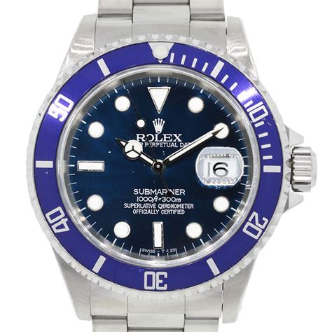 rolex submariner no date 2001|Rolex 16610 blue bezel.